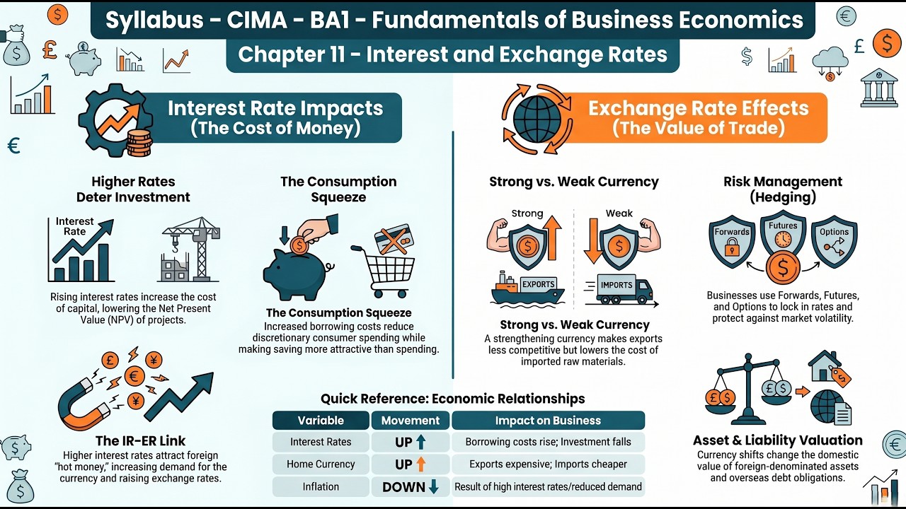 Процентные ставки и валютные курсы | CIMA BA1 C11 | [Краткий обзор] | #процентныеставки #валютные...