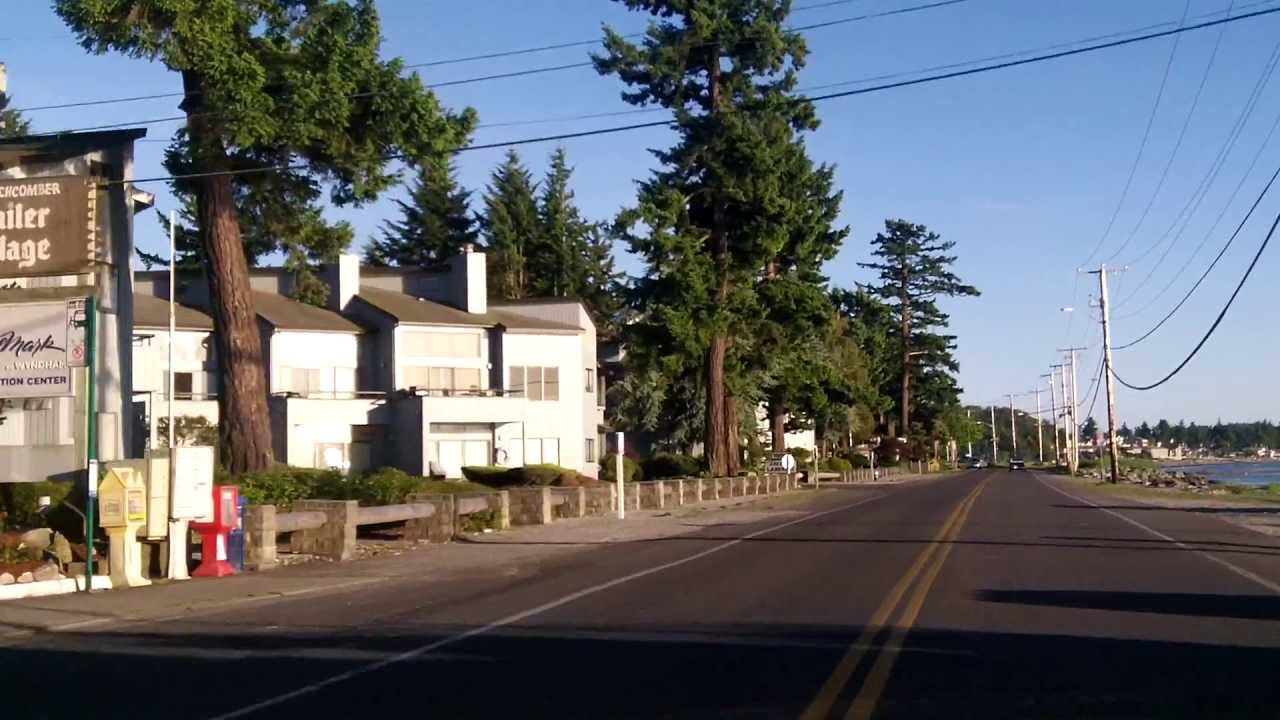 Driving Through Birch Bay, Washington