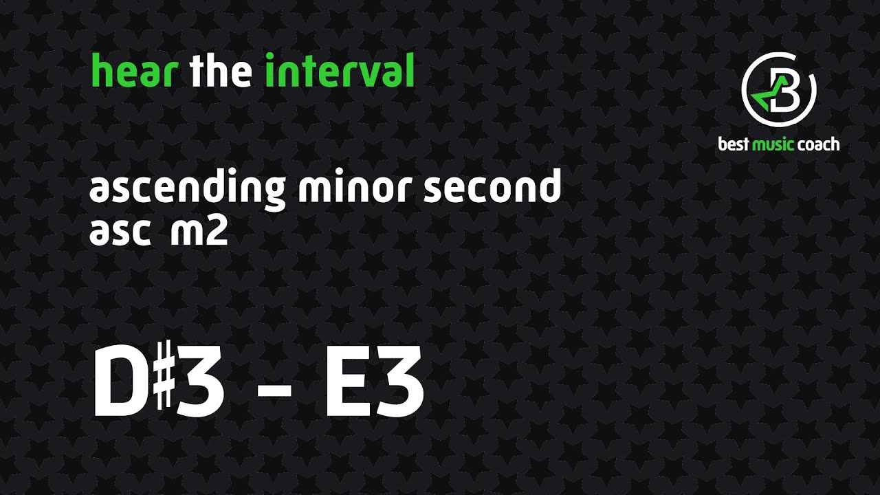 Hear the Interval: Ascending Minor Second D♯3 - E3