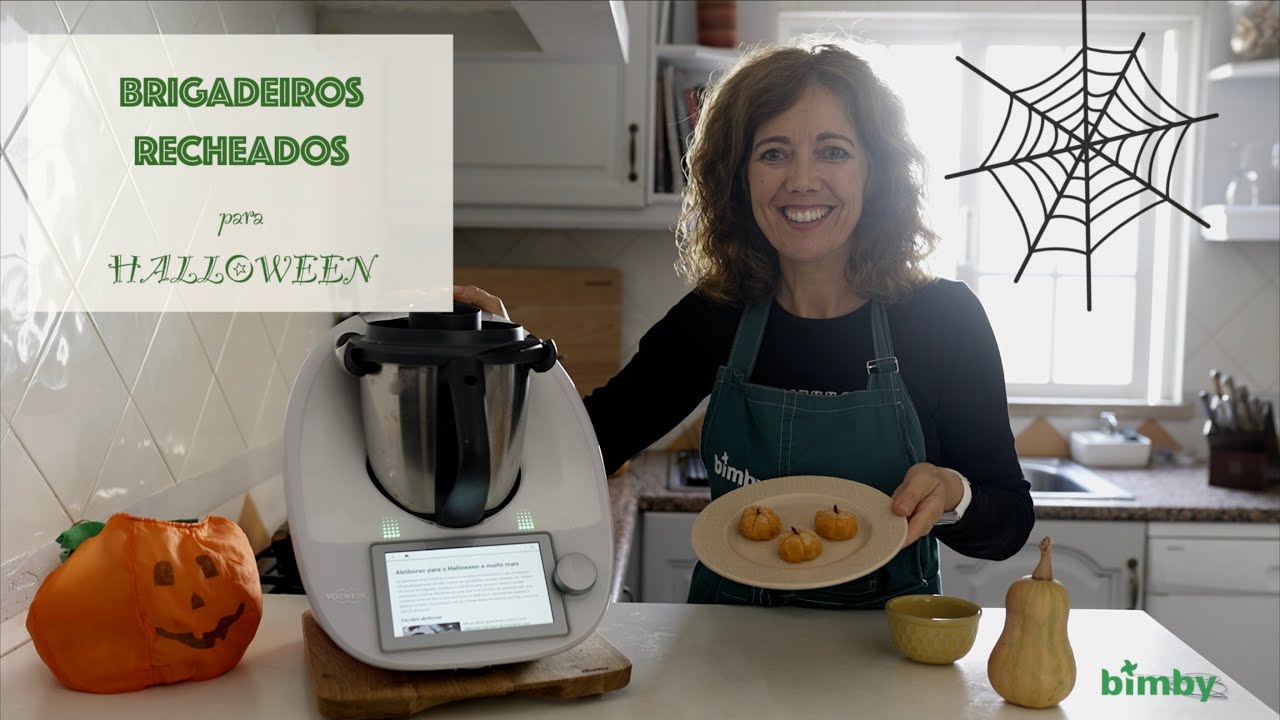 Como fazer uns brigadeiros recheados || Aproveitar a abóbora do HALLOWEEN