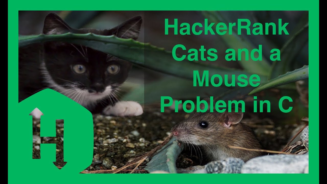 Cats and a Mouse Problem - HackerRank Solution in C - Easy!