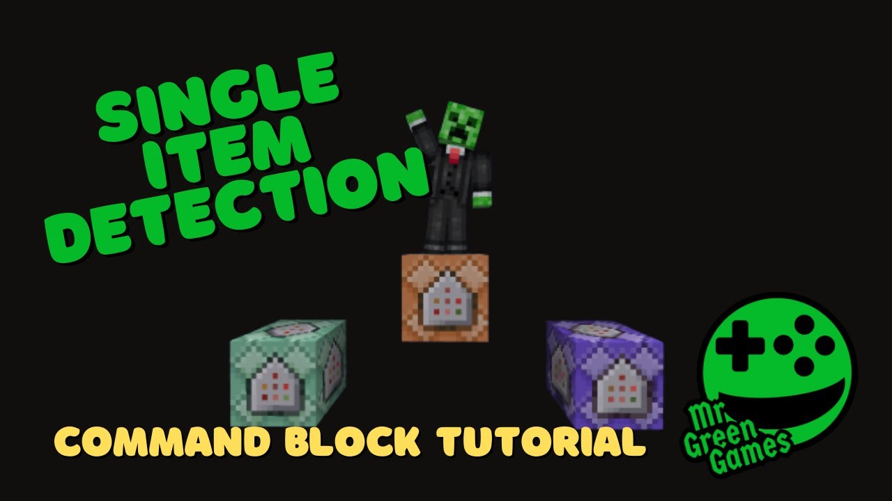 Single Item Detection - Command Block Tutorial #Minecraft #BedrockEdition