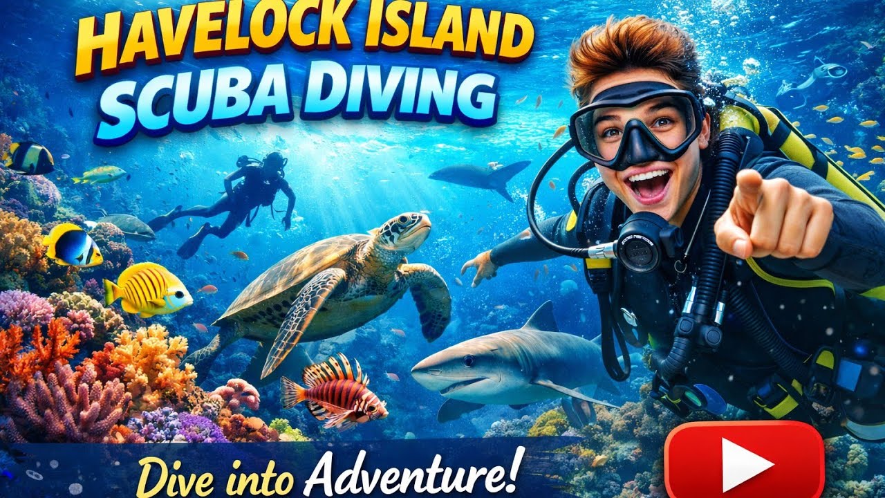 Underwater World of Andaman | Scuba Diving with Colorful Fish 🐟