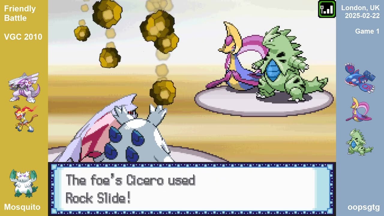 EUIC 2025 - VGC 2010 - Mosquito vs. oopsgtg (Game 1)