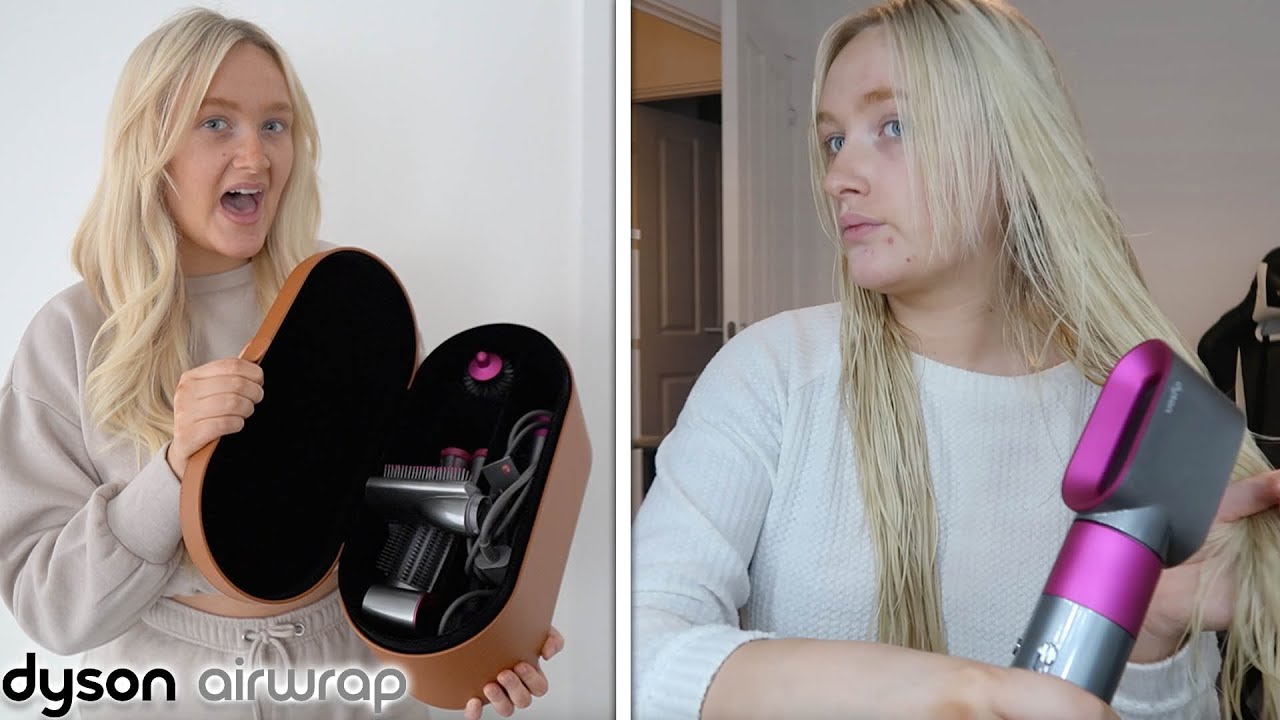 TESTING THE DYSON AIRWRAP, NEW SOFA - MOVING VLOG!!