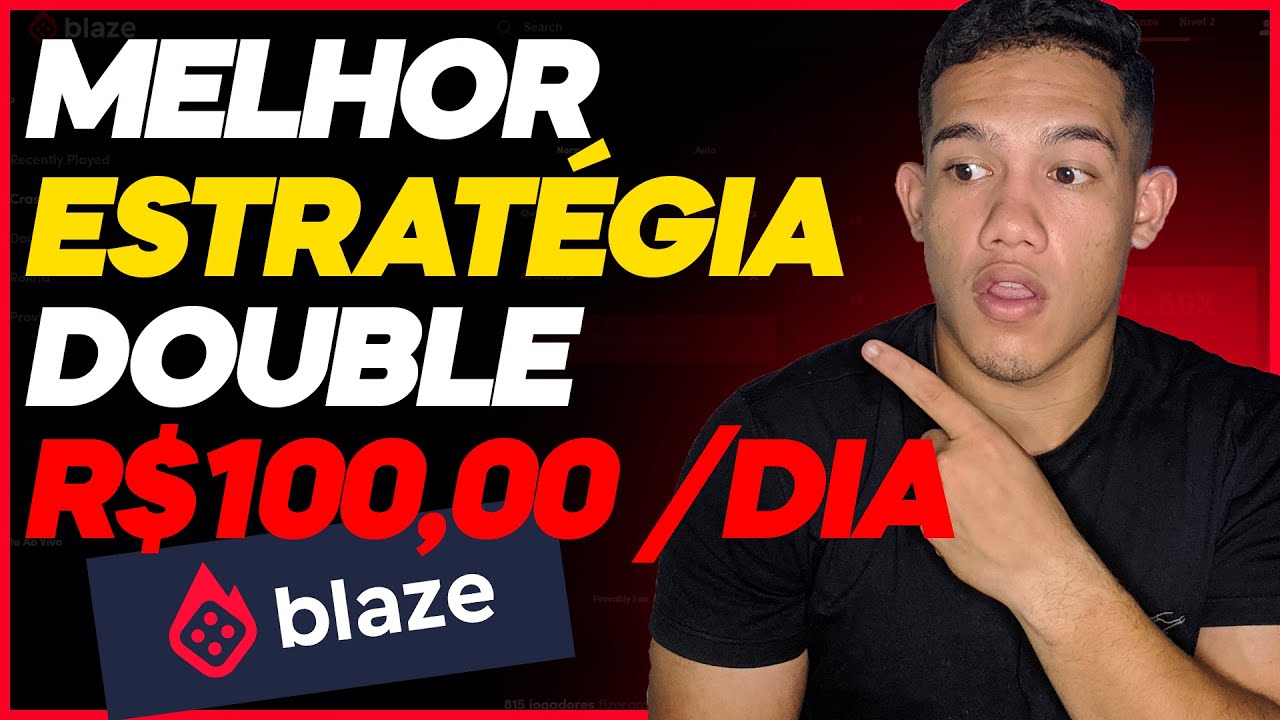 🔴Estrat&eacute;gia SECRETA PARA SEMPRE GANHAR no DOUBLE da BLAZE! +R$100,00 P/ DIA No Double Blaze!
