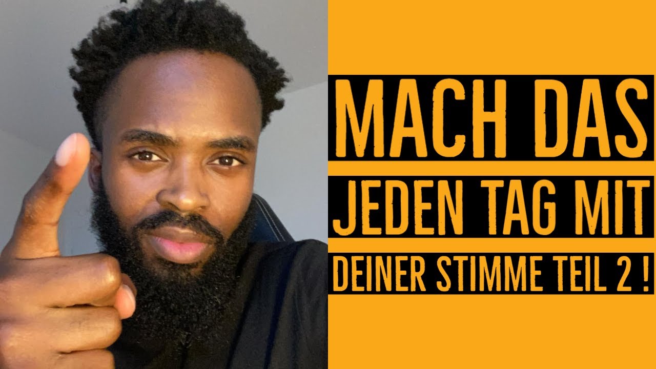 Mach das jeden Tag mit deiner Stimme Teil 2! | Einfach Singen lernen!