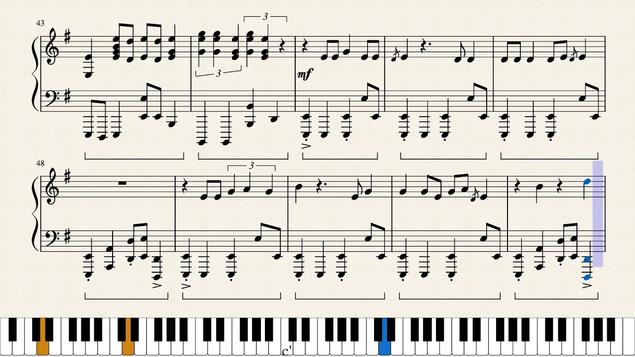 The Score – Legend (Piano Cover)