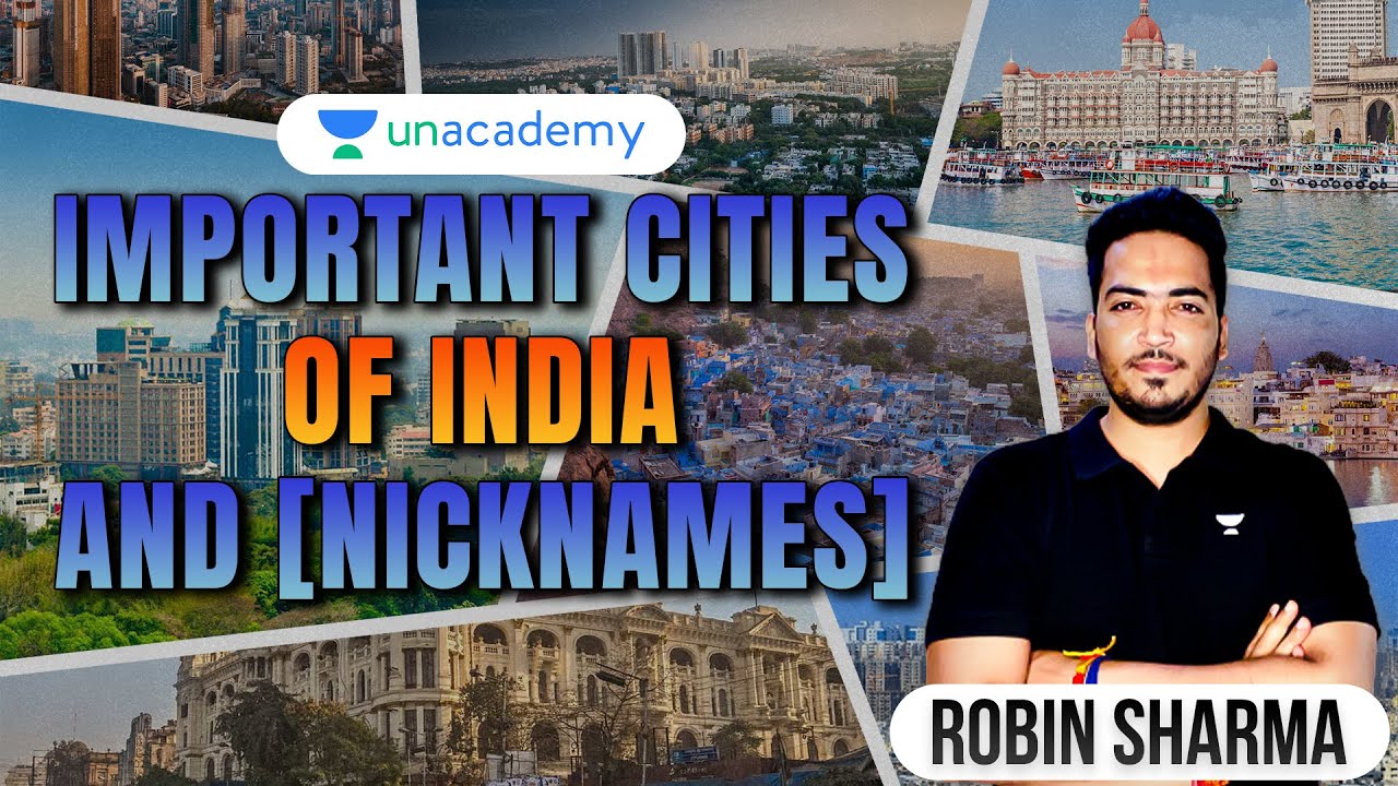 Famous Indian Cities and Nicknames | Static GK | SSC GD | SSC CGL 2024 Exams | Robin Sharma
