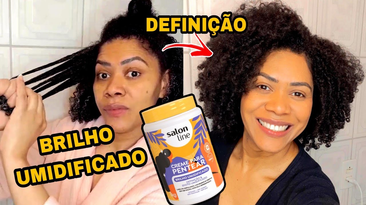 TESTEI CREME DE PENTEAR| DEFINIÇÃO E EFEITO UMIDIFICADO 💥