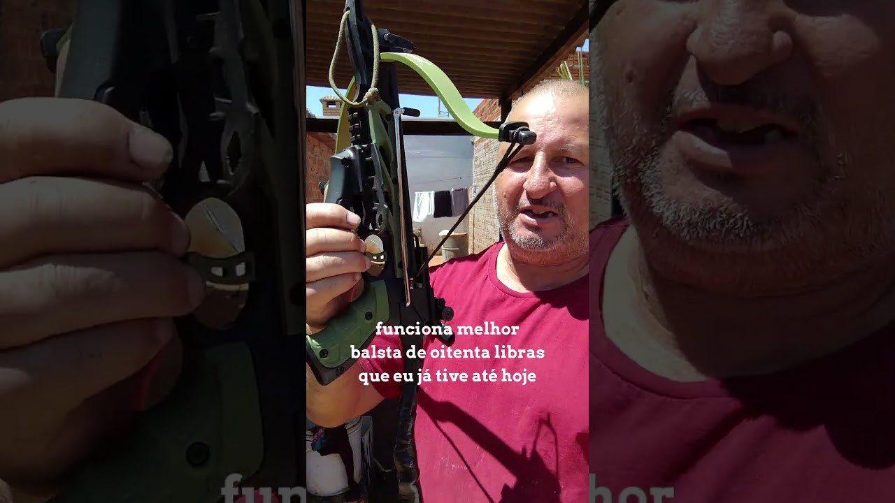 balestra alligator 80 liblas flechas artesanal #sobreviv&ecirc;ncia #arqueira #bushcraft #dicas