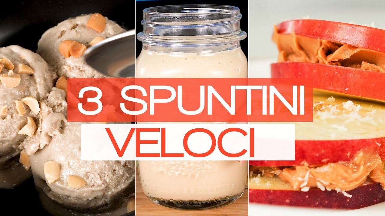 Spuntini Veloci con il Burro di Arachidi