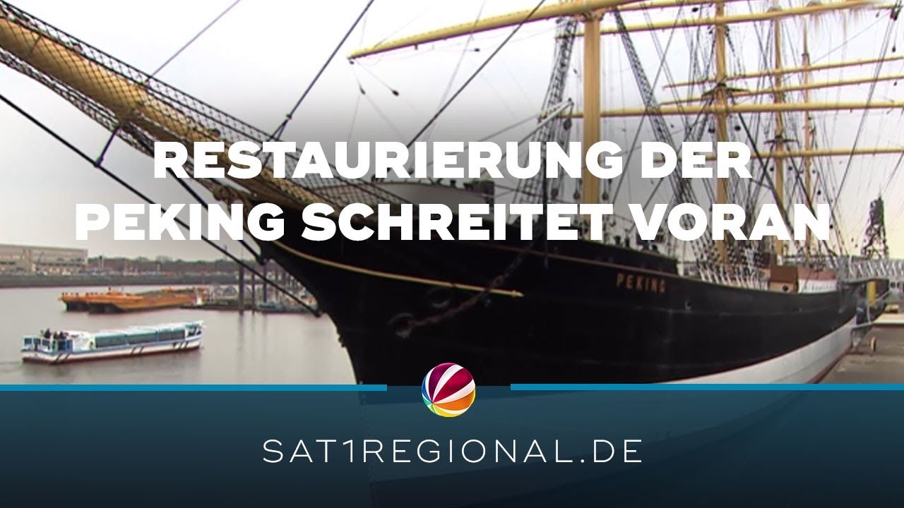Restaurierung der historischen Viermastbark Peking schreitet weiter voran