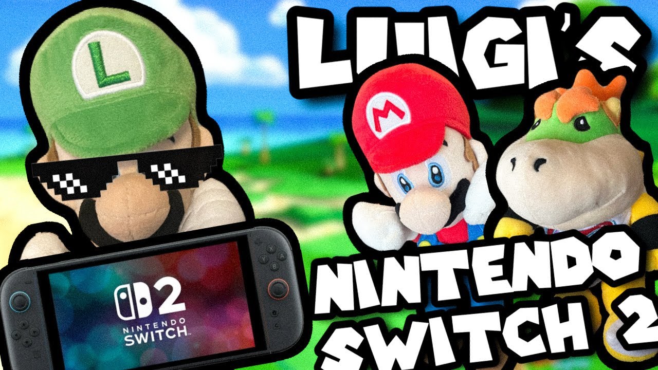Mario and pals-Luigi’s Nintendo switch two!