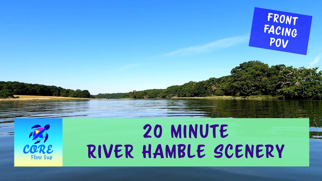 Rowing Machine scenery 4K | 20 Minute FPOV River Hamble