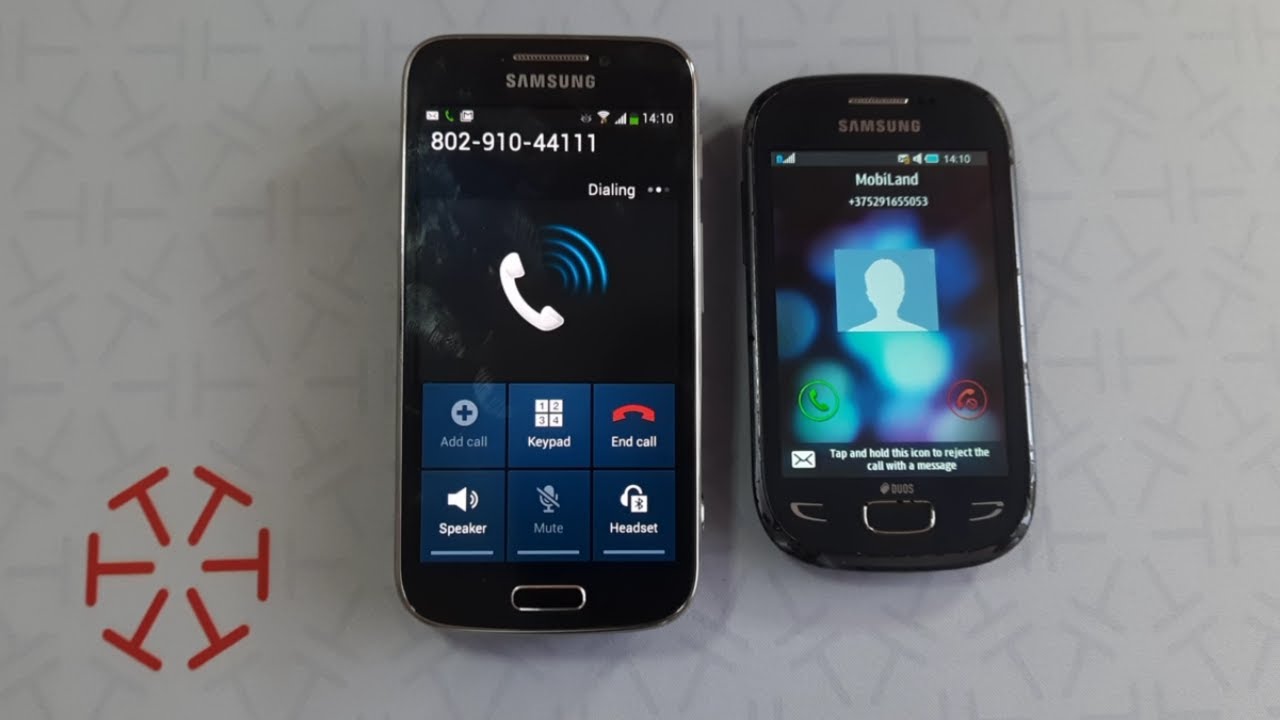 Incoming call Samsung Rex 90