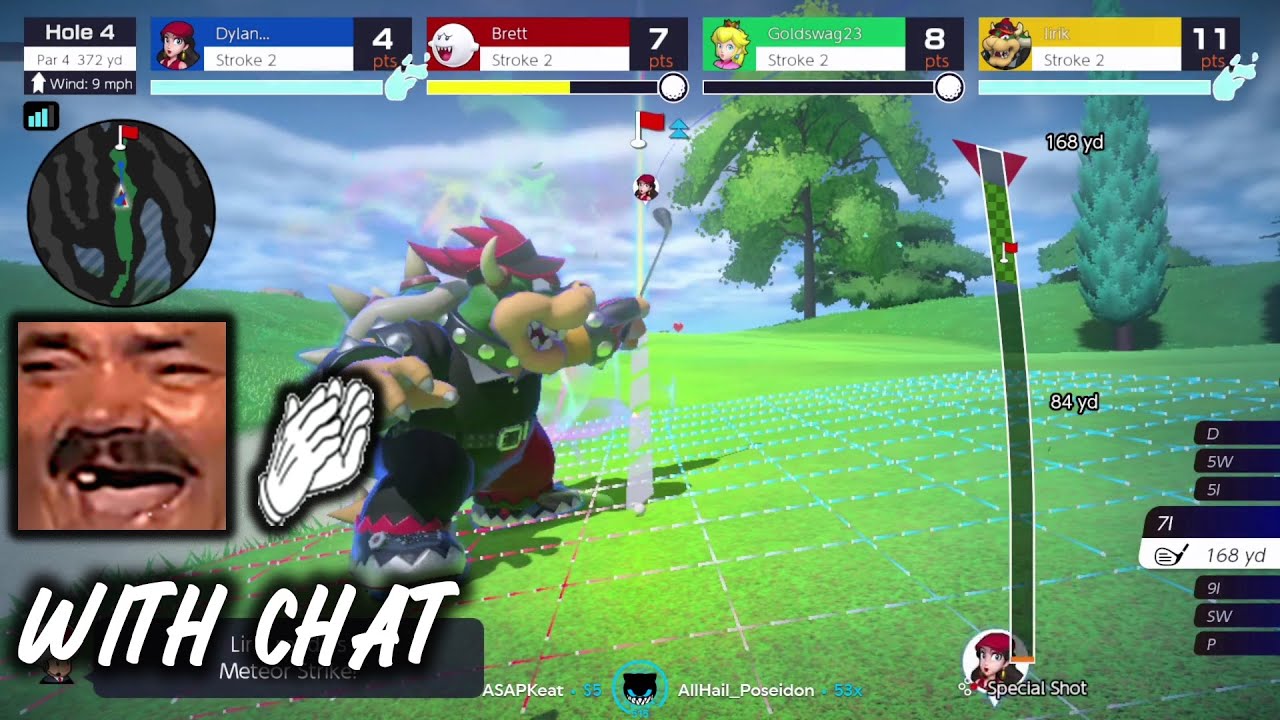 Lirik plays Mario Golf: Super Rush