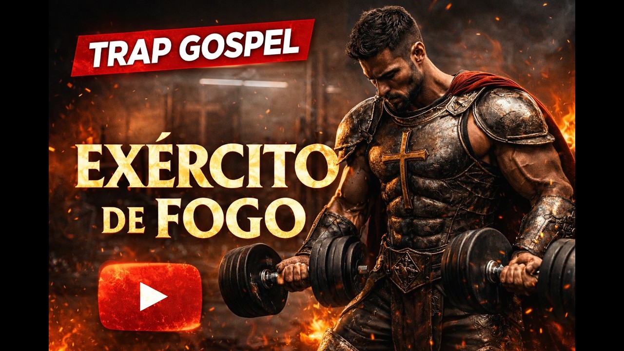 EXÉRCITO DE FOGO 🔥 Trap Gospel para TREINAR PESADO | Música Motivacional Cristã 2026