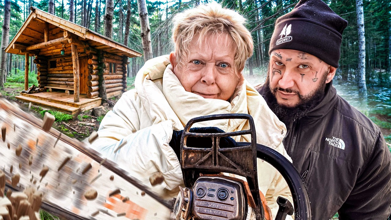 ON CONSTRUIT UNE CABANE DANS UNE FORÊT avec Seth Gueko (elle est dingue)