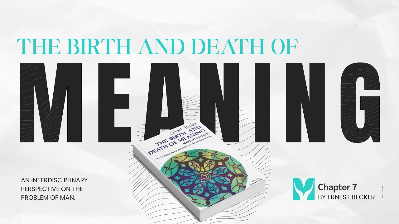 Глава 7: Самооценка – скрытый мотив почти всего, что мы делаем | Эрнест Беккер.