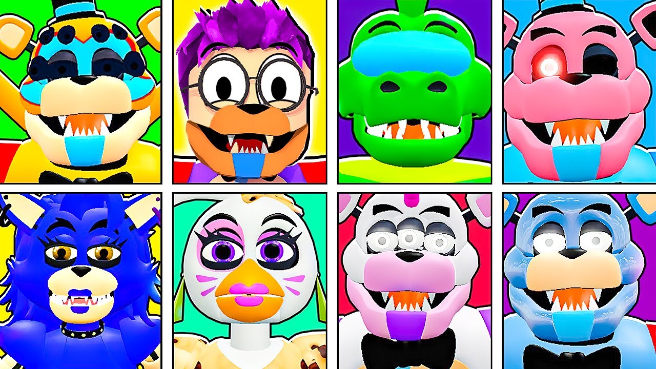 UNLOCKING SECRET ROBLOX FIVE NIGHTS AT FREDDY'S SECURITY BREACH MORPHS!? (ALL SKINS UNLOCKED!)