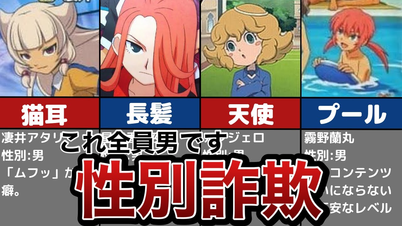【イナズマイレブン】エッ！な性別詐欺15選【ゆっくり解説】