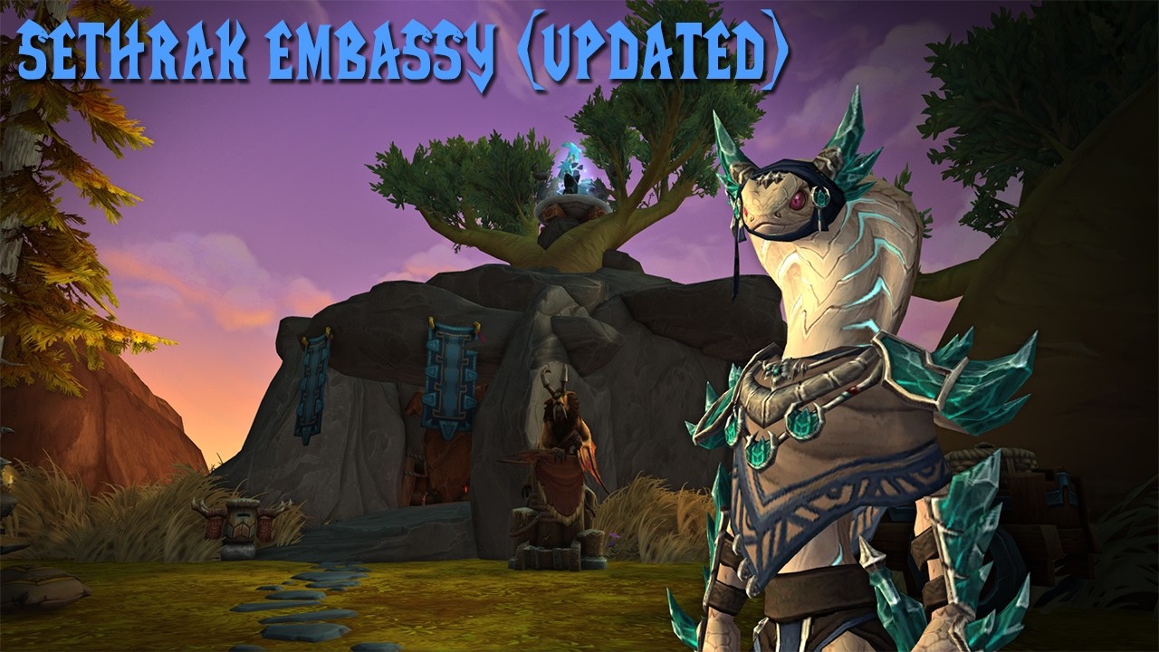 Sethrak Embassy: WoW Housing Tour!