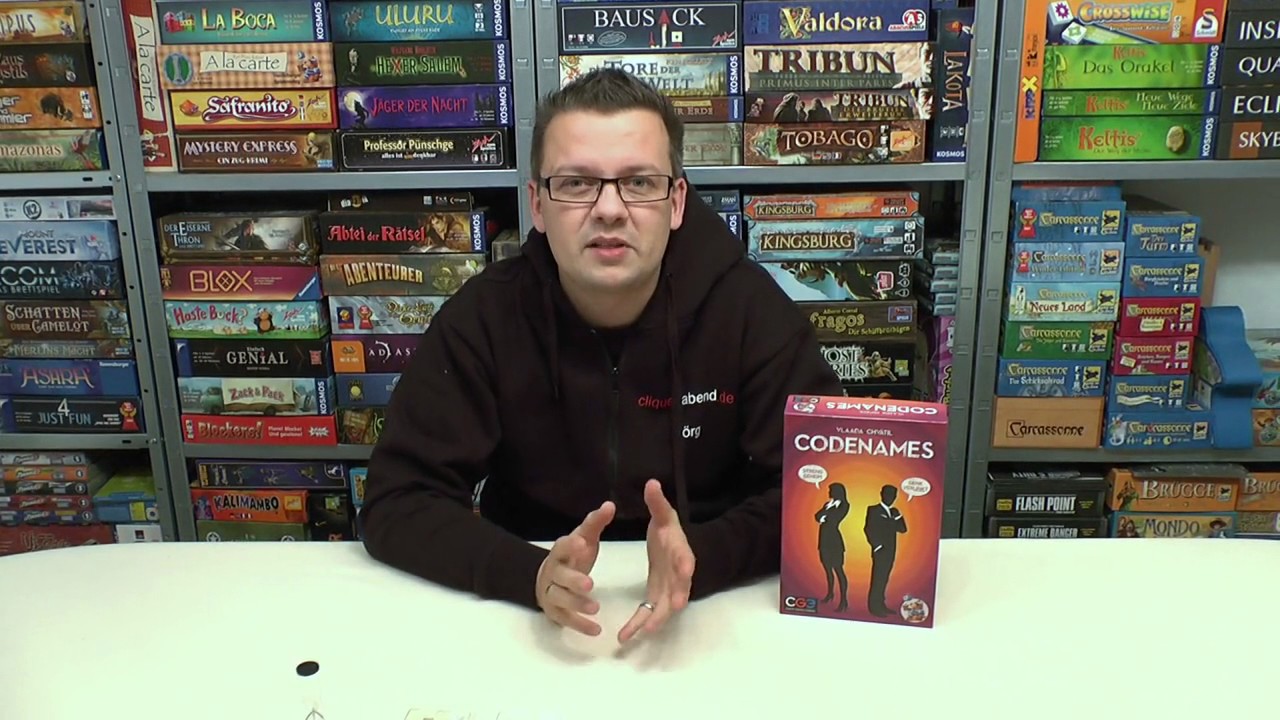 Vorstellung von Codenames (Spiel des Jahres 2016) - (Video vom 07.11.2015)