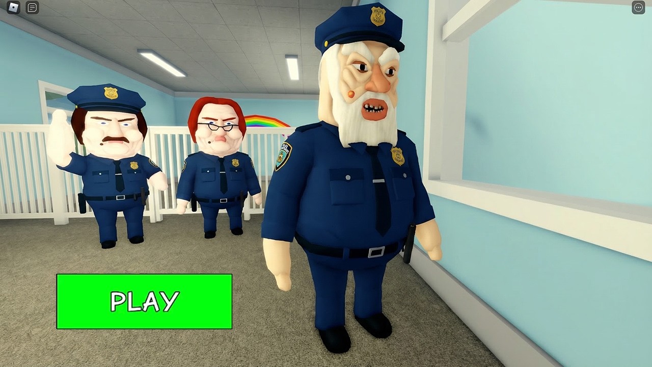 POLICE GRANDPA NEEDS HELP? OBBY Roblox Update All Morphs Unlocked Full Gameplay