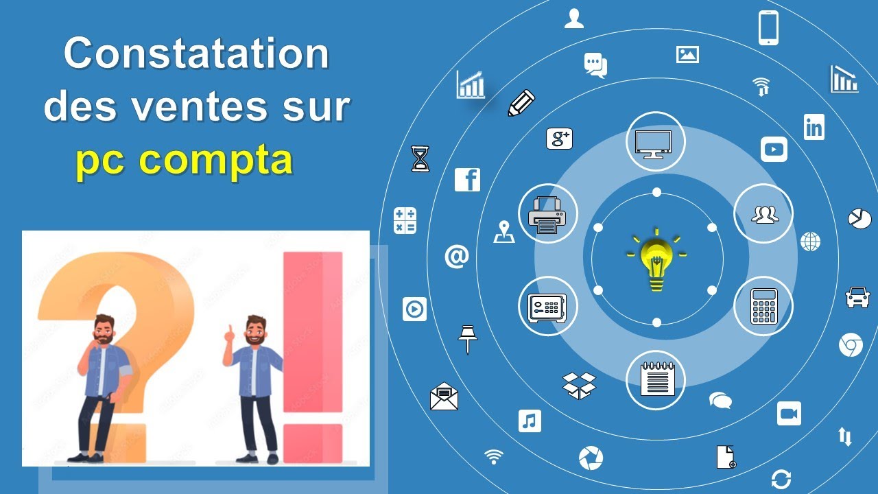 CONSTATATION DES VENTES Exemple  sur _PC COMPTA  part 1