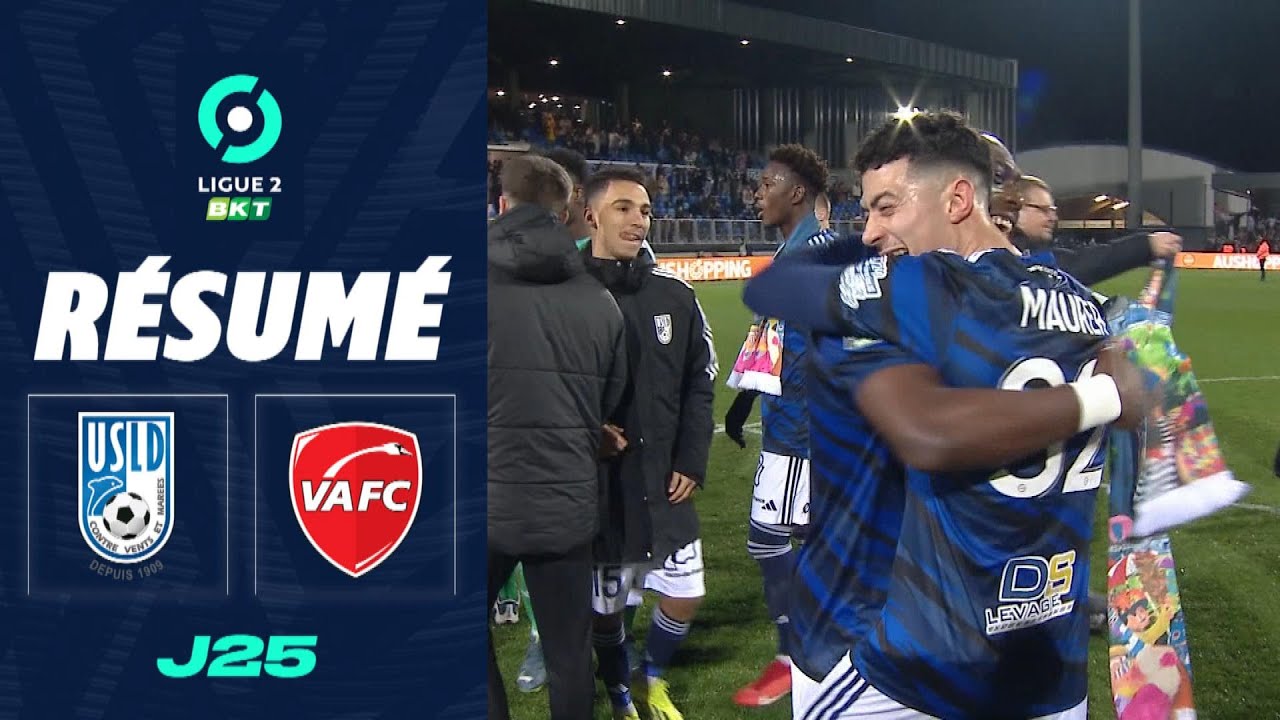 USL DUNKERQUE - VALENCIENNES FC (2 - 1) - R&eacute;sum&eacute; - (USLD - VAFC) / 2023-2024