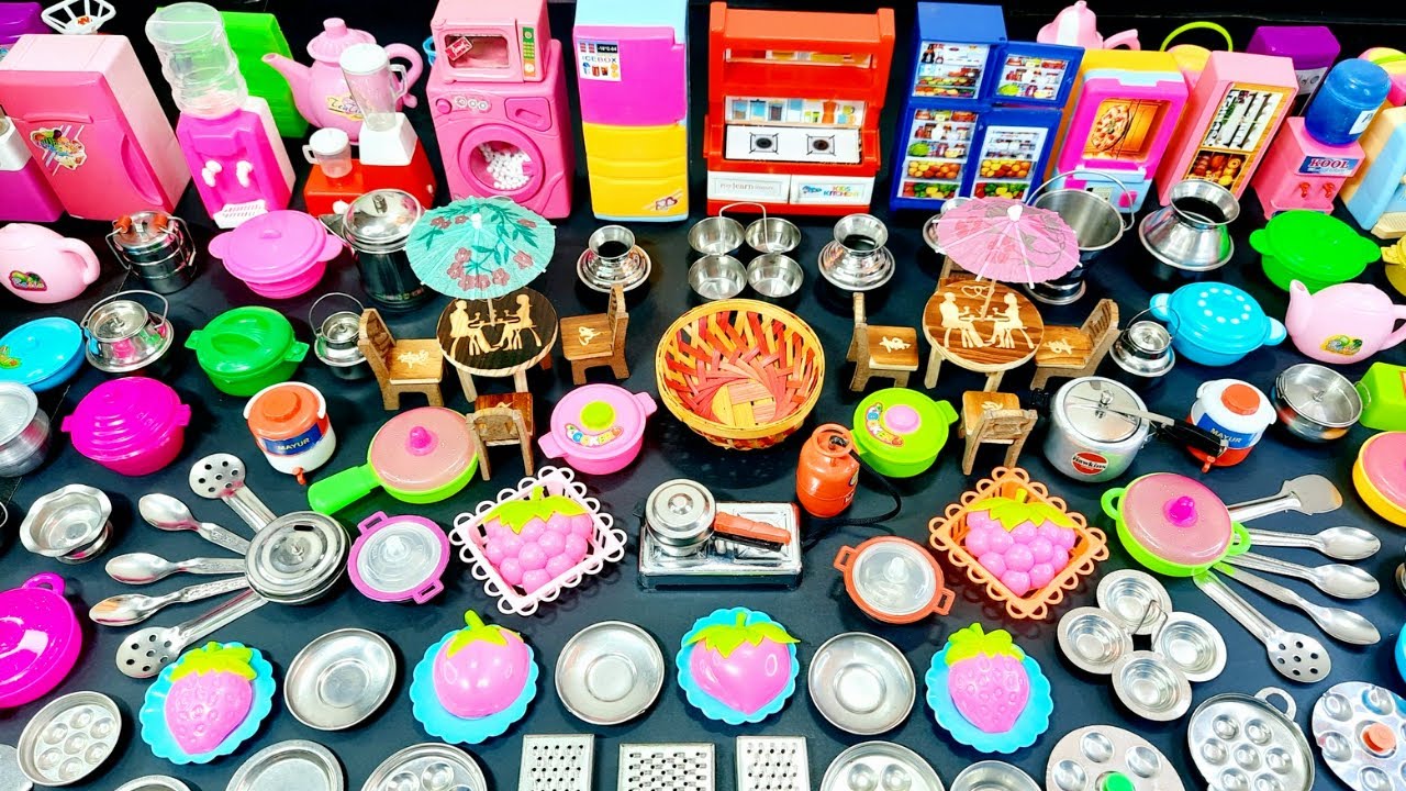 5 Minutes Satisfying with Unboxing Hello Kitty Sanrio Kitchen Set | Amazing Steel House Kitchen Set