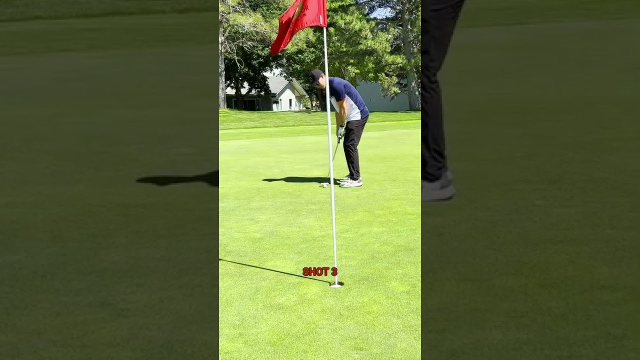 From a birdie putt to a 3-putt 😂 (Round 2, Hole 7) 