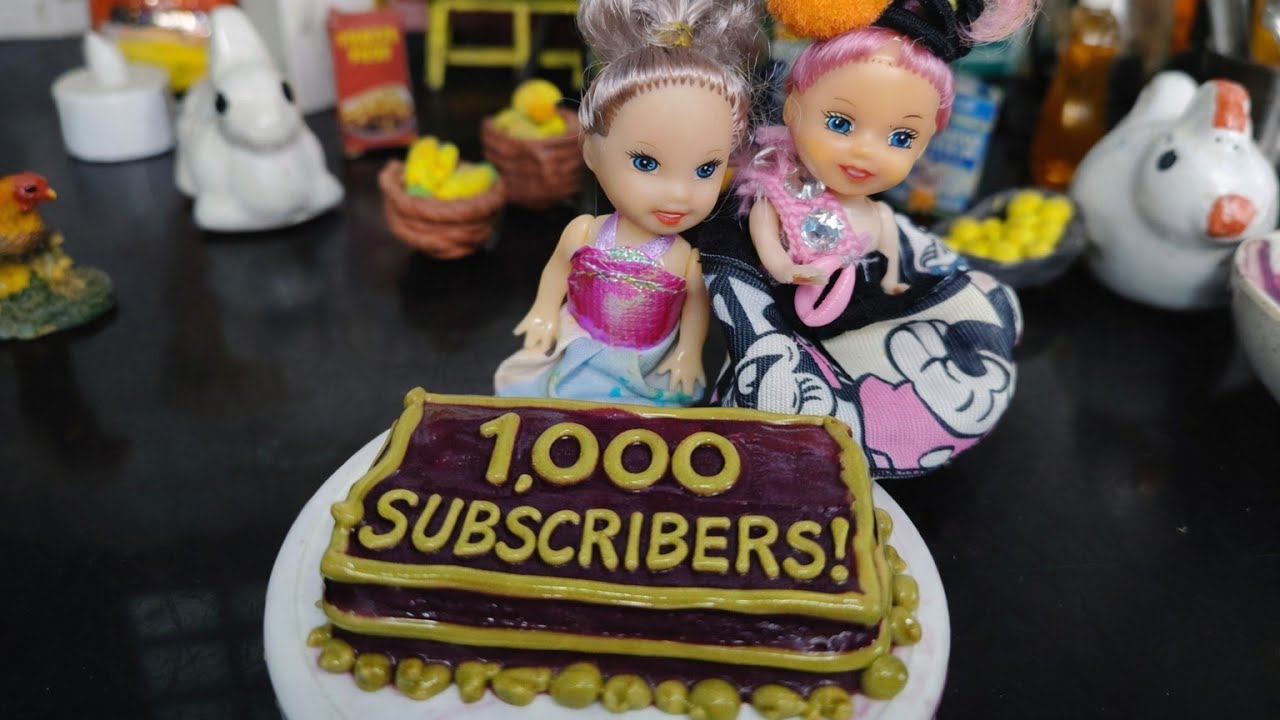 Miniature doll story me#aaj banaya parle g biscuit cake recipe|#@thefirdausway, 