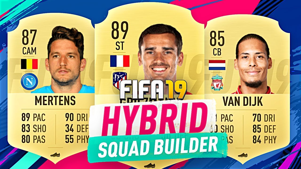 500K HYBRID SQUAD BUILDER! GOD SQUAD!! - FIFA 19 ULTIMATE TEAM