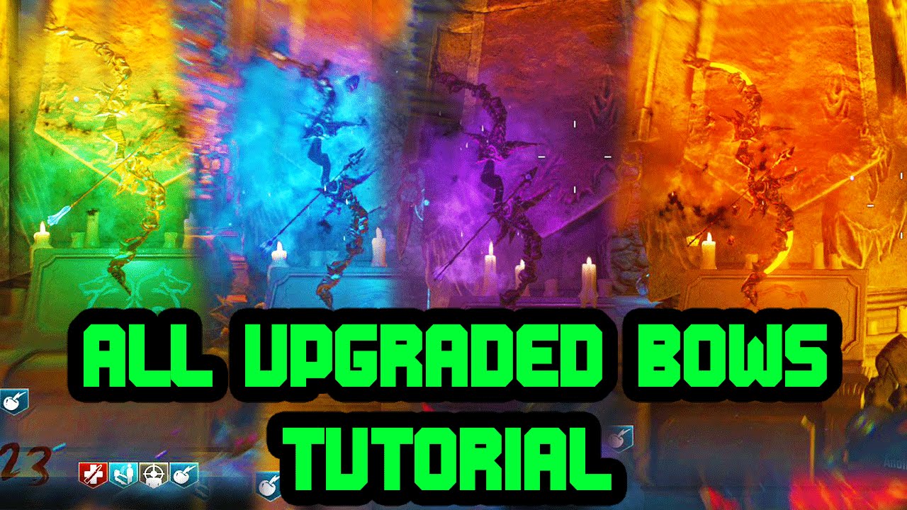All Bow Upgrade Steps! Fire | Void | Wolf | Teleport | Der Eisendrache Easter Egg TUTORIAL!
