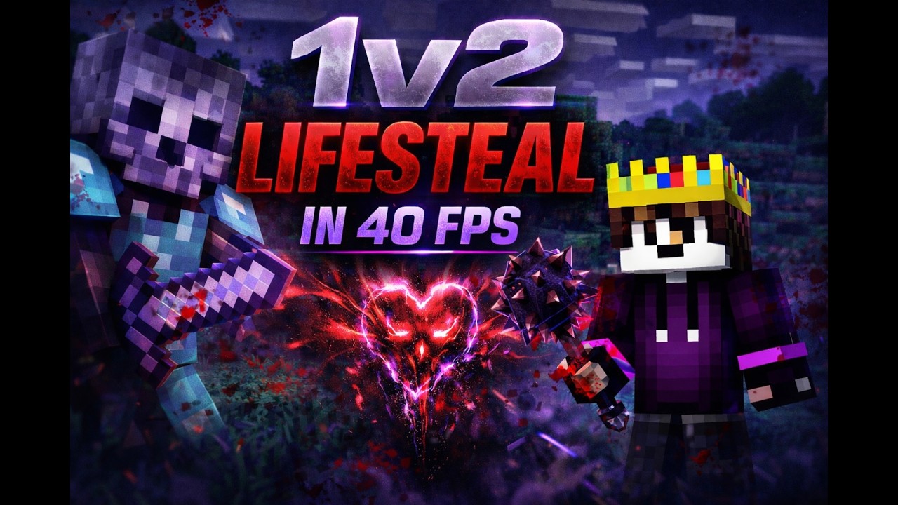 How i do 1v2 in lifesteal (40 fps)
