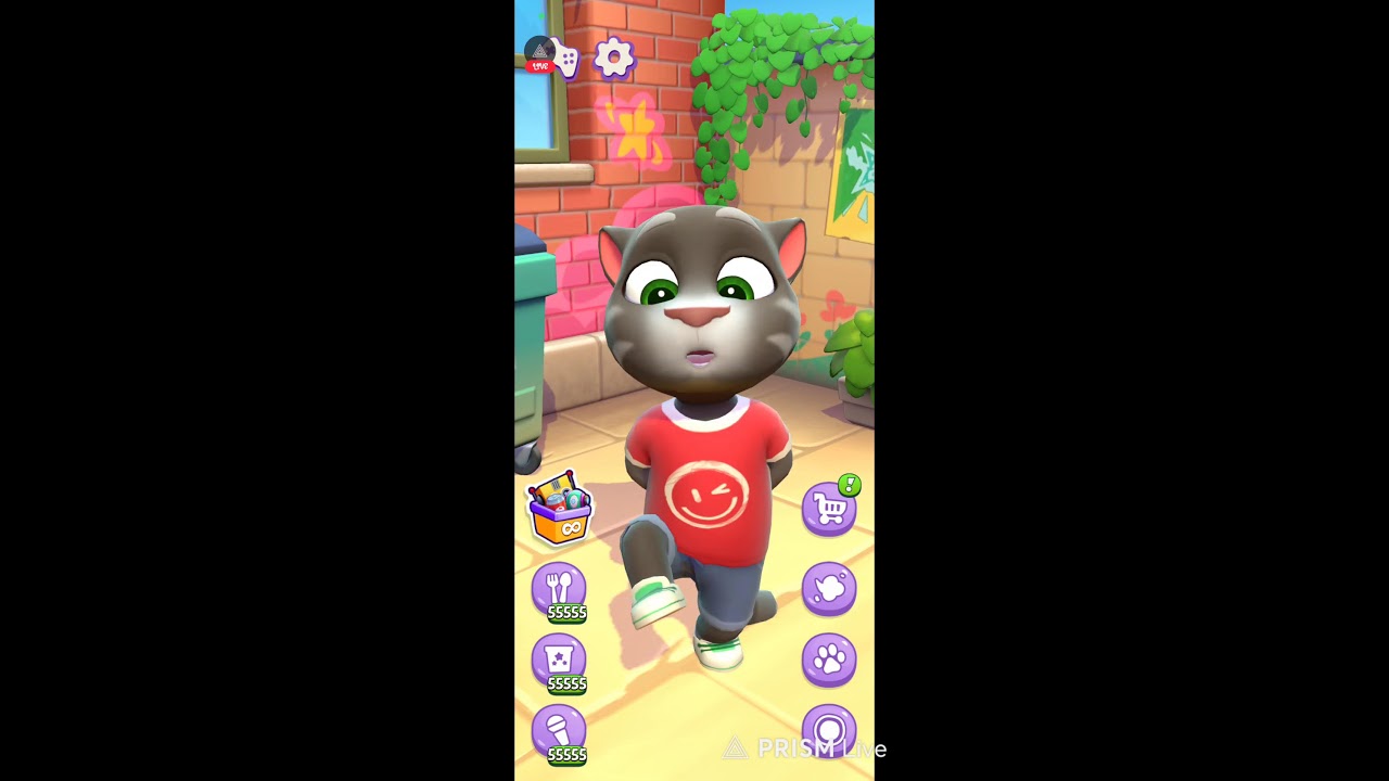 Talking Tom Live #talkingtom #talkingtom2 #trending #live #funnycat #satisfying