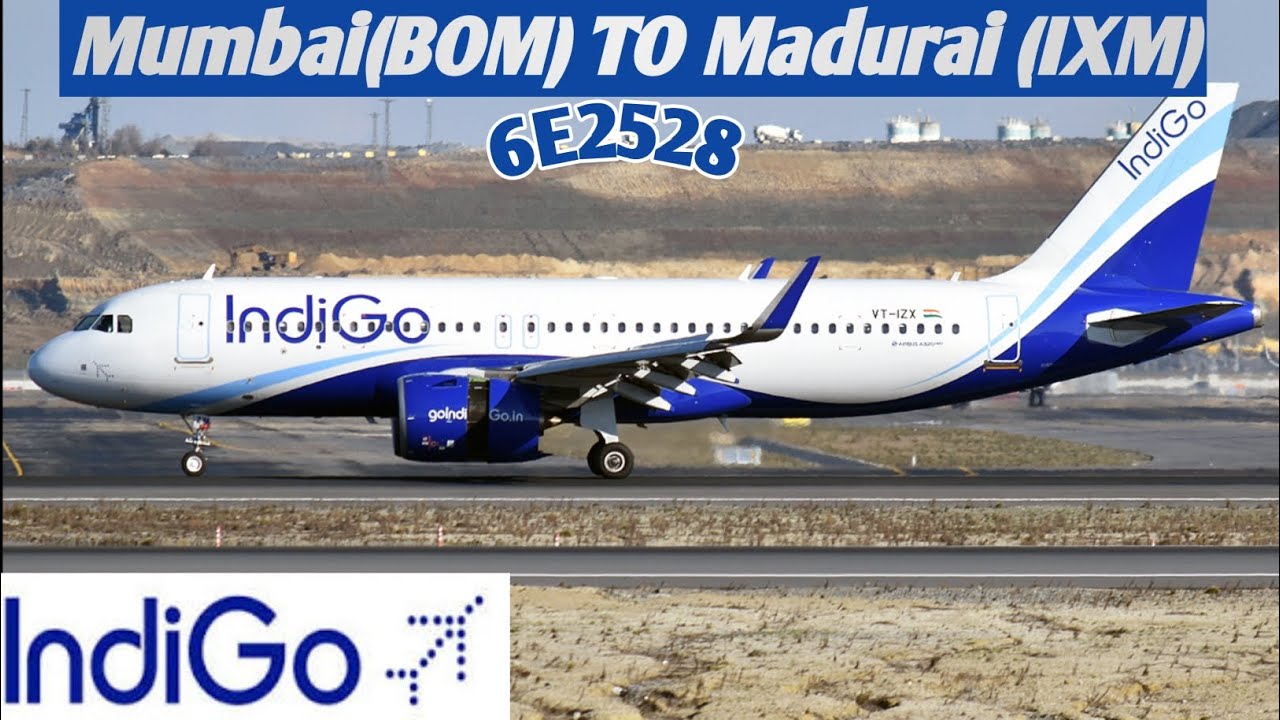 Mumbai to Madurai | IndiGo 6E2528 | Full Flight Experience ✈️#viralvideo #viral #travel #travelvlog 