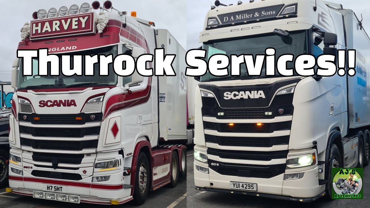 Я ходил на споттинг в Thurrock Services!! (S1 EP.3) #ajsadventures