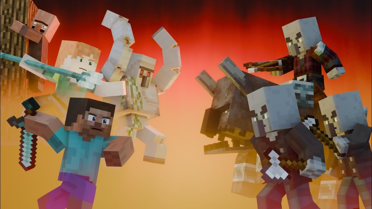 Herobrine Deadly Trials: Pillager Army Vs Steve & Alex – Ep 2 (Minecraft Animation)