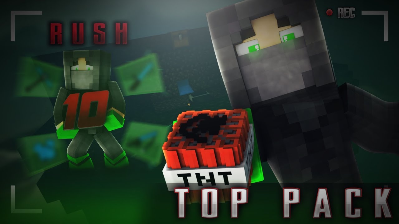 TOP 10 BEST PVP RESOURCE PACKS RUSH [MINECRAFT] (1.7/1.8/1.9/1.10)