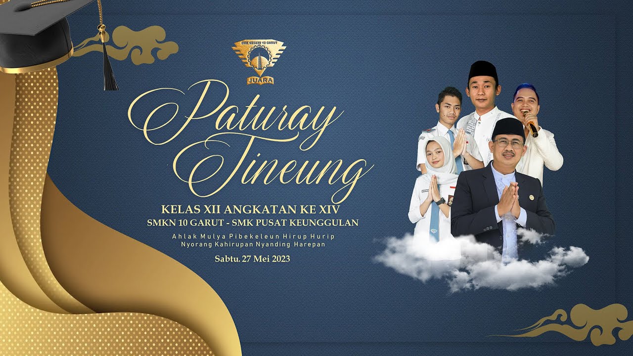 PATURAY TINEUNG PELEPASAN PESERTA DIDIK KLS. XII ANGKATAN XIV SMKN 10 GARUT TH. 2023