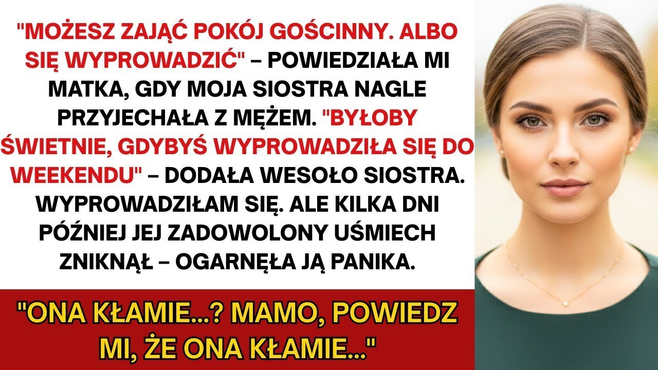 Gdy siostra wróciła po „wsparcie rodziny”, mama mnie wyrzuciła — ale gdy wyszedłem, wpadli w panikę…