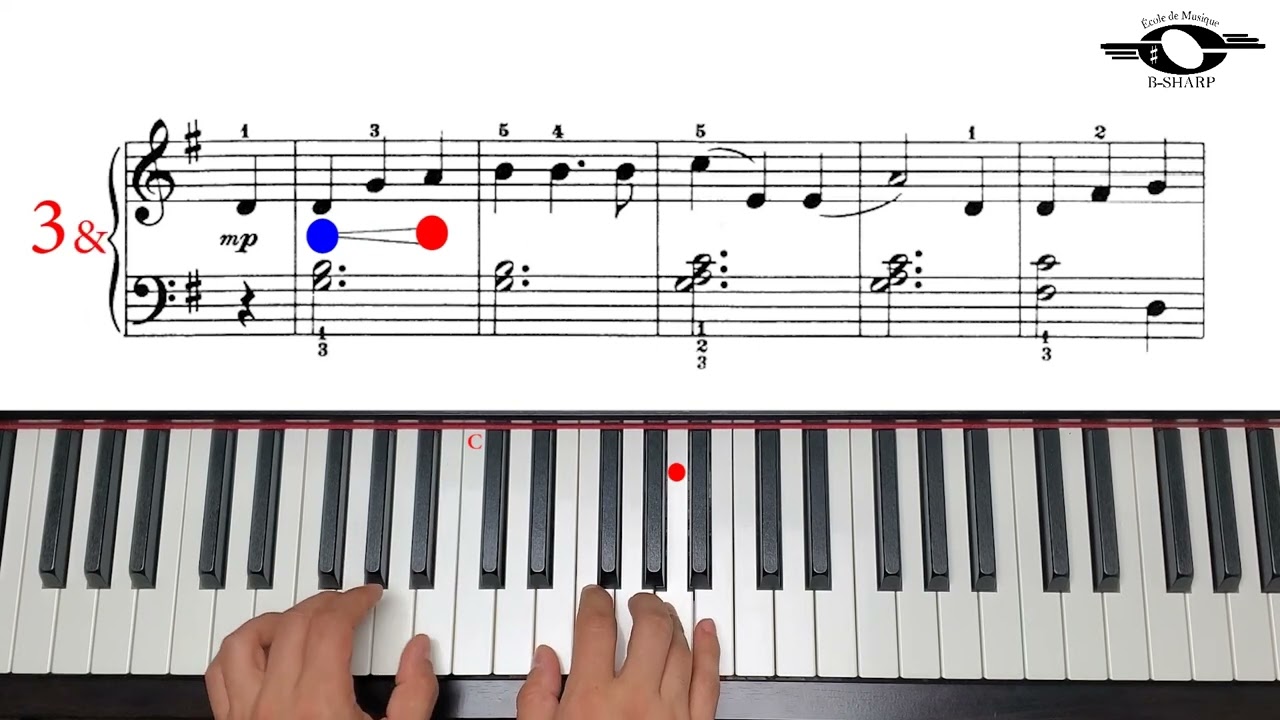 The Man on the Flying Trapeze, Slow version, John Thompson`s easiest piano course, Book 4