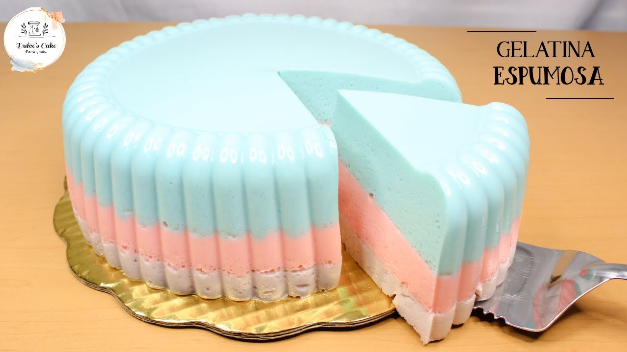 GELATINA ESPUMOSA SOLO 2 INGREDIENTES /DULCES CAKE/