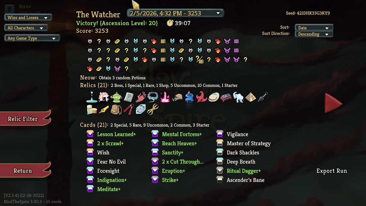 24 Days - A20H Slay the Spire
