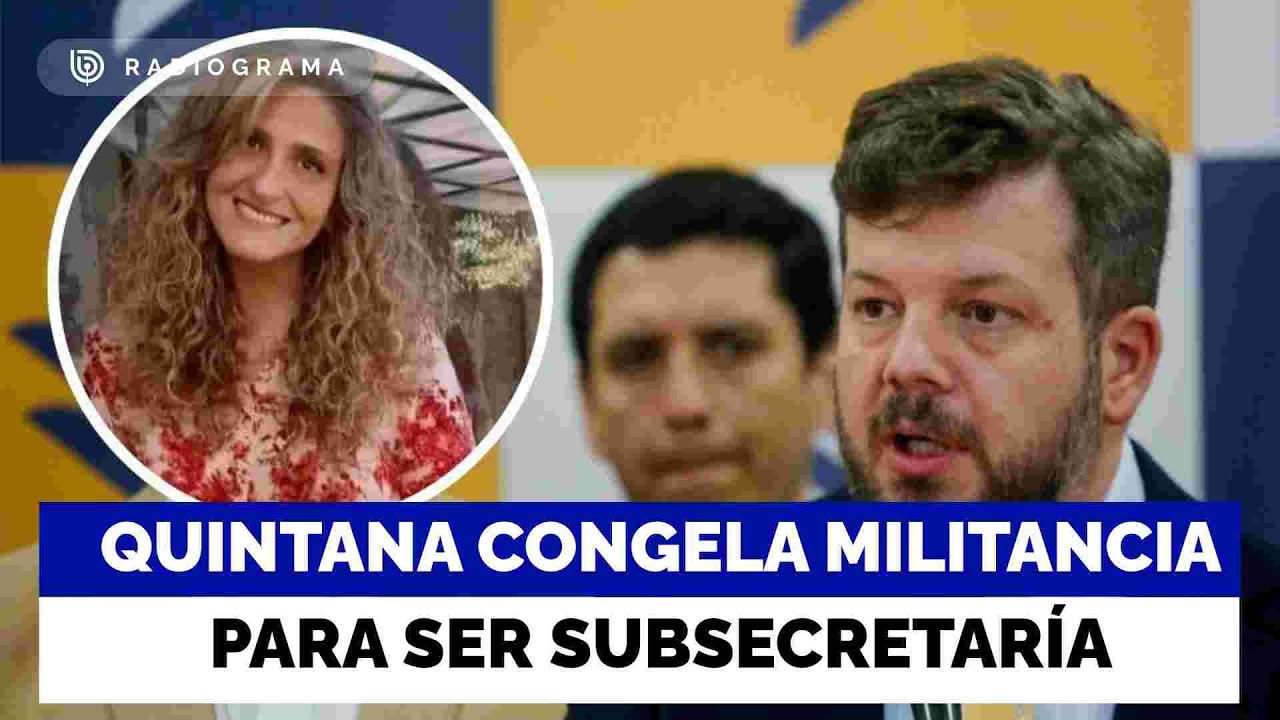 Kaiser confirma congelamiento de militancia de Ana Victoria Quintana para asumir como subsecretaria