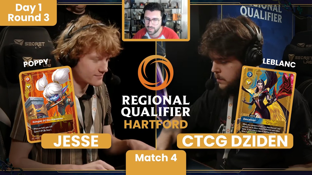 Jesse (Poppy) VS CTCG Dziden (Leblanc) | Riftbound Unleashed RQ Hartford Day 1 Round 3 Match 4