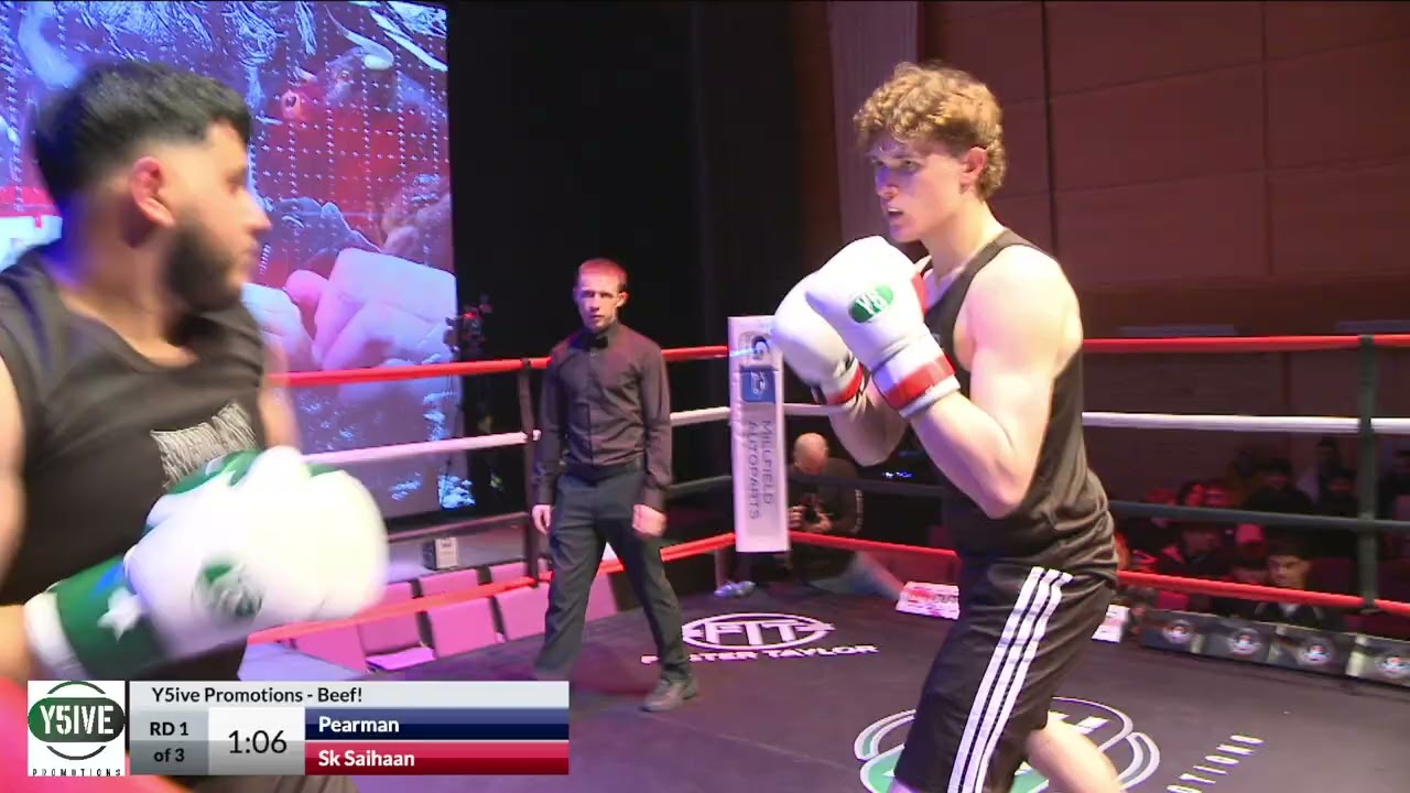 Mohammeed Sk Saihaan V Ben Pearman - Boxing from Y5ive Promotions on 15th Feb 2026